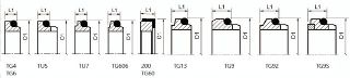 TG4 / TG6 / TU7 / TG606 / T200 / TG60 / TG13 / TG9 / TG92 TG9S